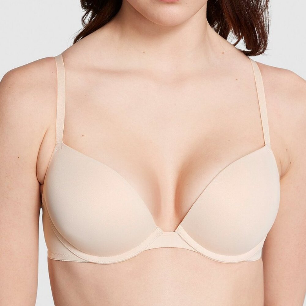 36C Pink Victoria's Secret Wear Everywhere Super Push-Up Bra.